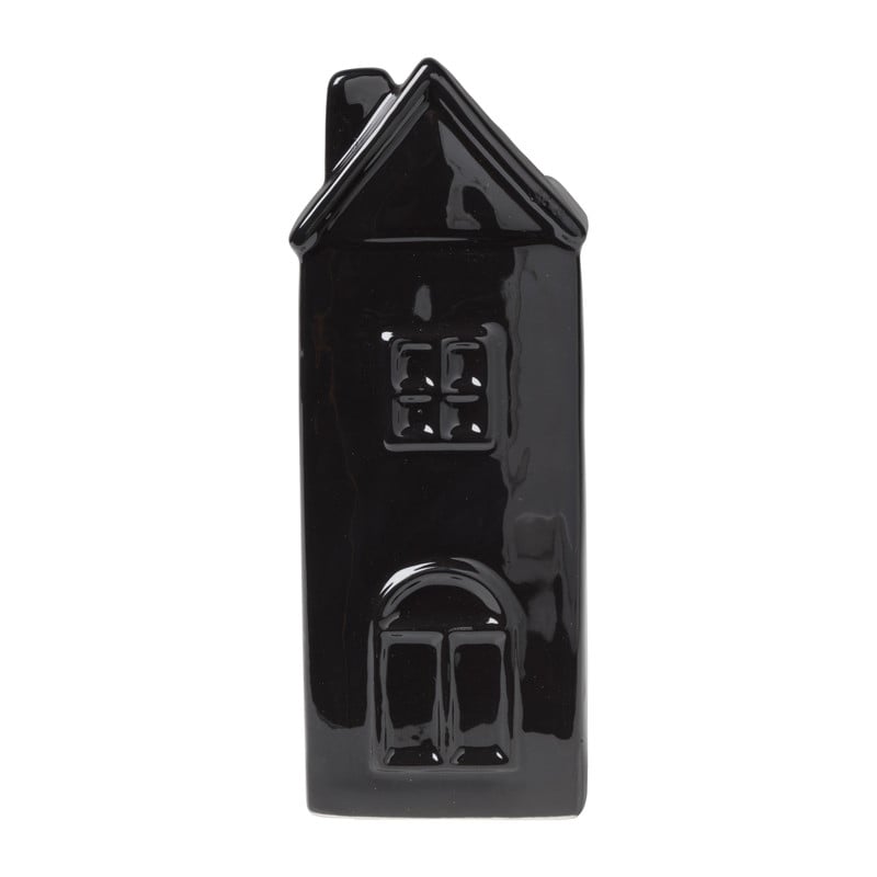 Verwarmingsbakje huisje - wit of zwart - 7.5X3.4X19.2 cm