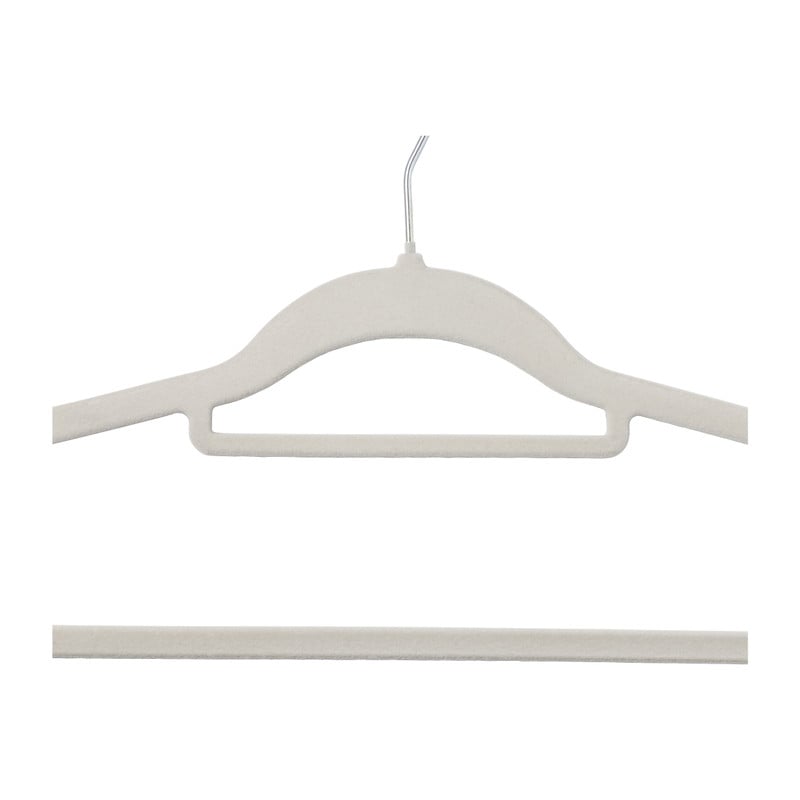 Kledinghanger vilt - grijs - set van 5