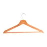 Houten kledinghanger - bruin - set van 5
