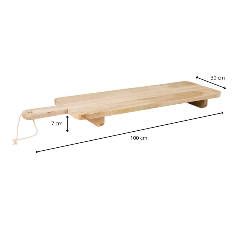 Tapasplank XL - hout - 100 cm