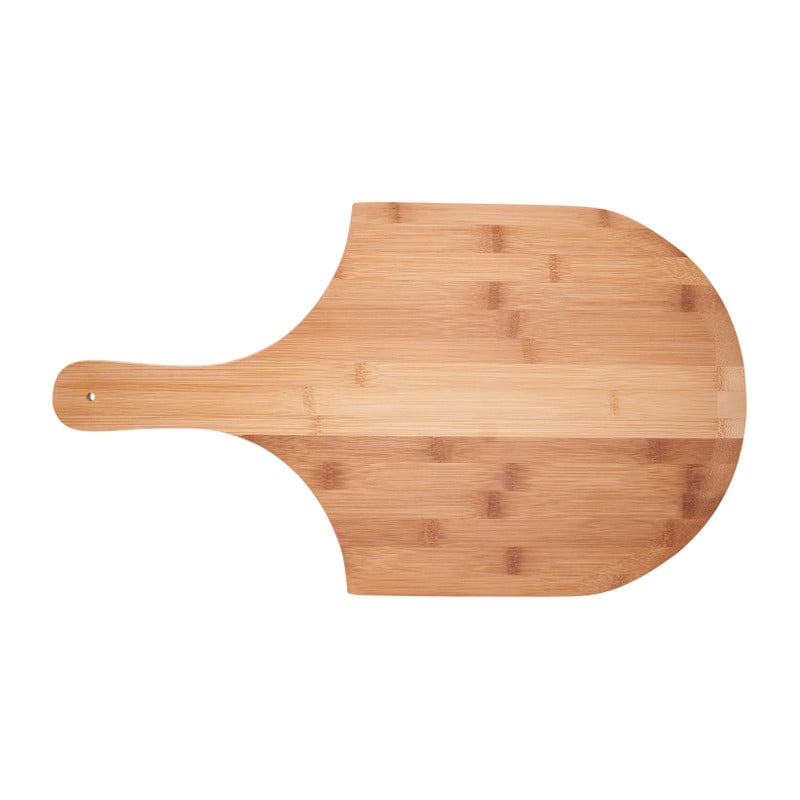 Pizzaplank van hout - halfrond - 53x31 cm