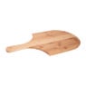 Pizzaplank van hout - halfrond - 53x31 cm