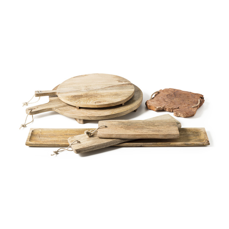 Presenteerplank klengkeng - ø35x3 cm 