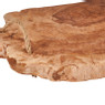 Borrelplank  met touw - klengkeng hout - 37x33x3 cm