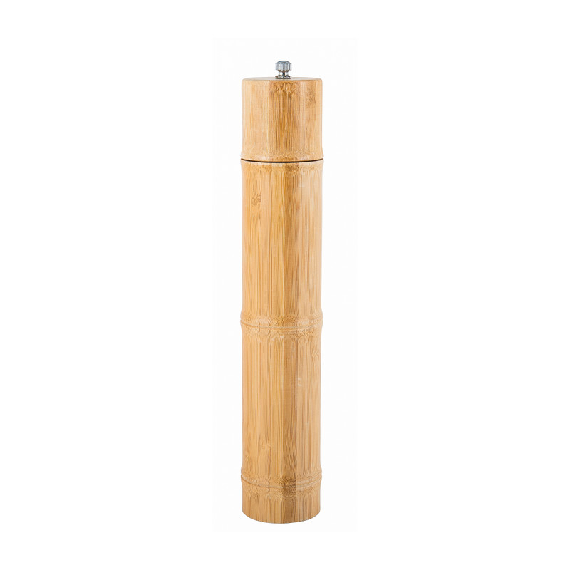 Peper/zout molen bamboe - 5,7x5,7x32 cm