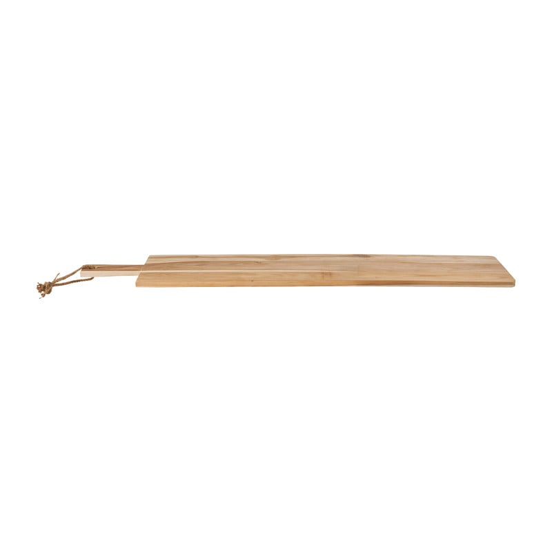 Borrelplank teak met grip - 100x20x1,2 cm