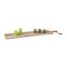 Borrelplank teak met grip - 100x20x1,2 cm