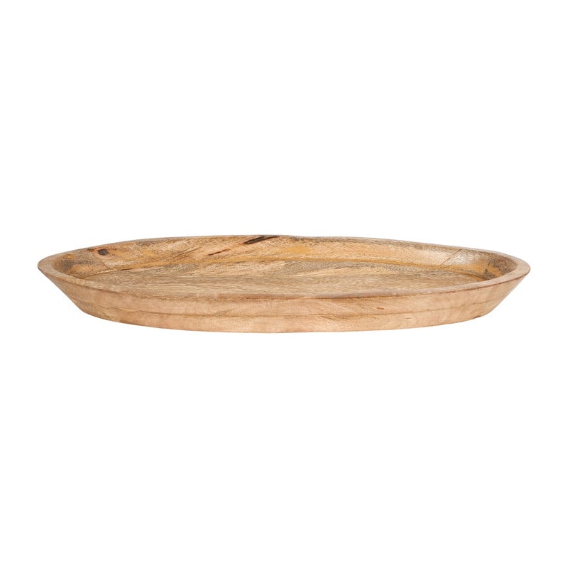 Houten schaal - ovaal - 45 cm 