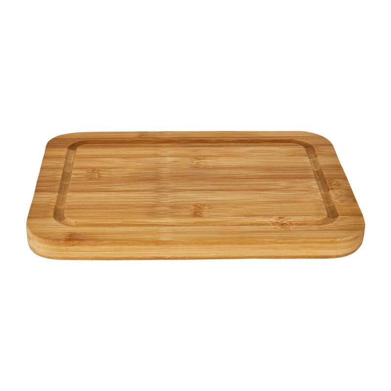 Snijplank met rand - bamboe - 27x20 cm 