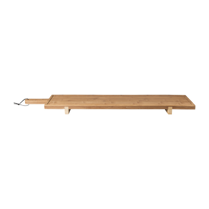 Borrelplank XXL - bamboe - 100x26x5.5 cm 
