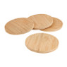 Bamboe onderzetters - set van 4