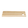 Borrelplank teak met handvat - 34x21 cm 