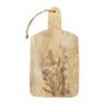 Borrelplank bloem - hout - 35,5x18x2,5 cm