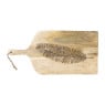 Borrelplank palmblad - hout - 51,5x25x2,5 cm