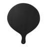 Borrelplank rond - zwart - 40x50x2 cm