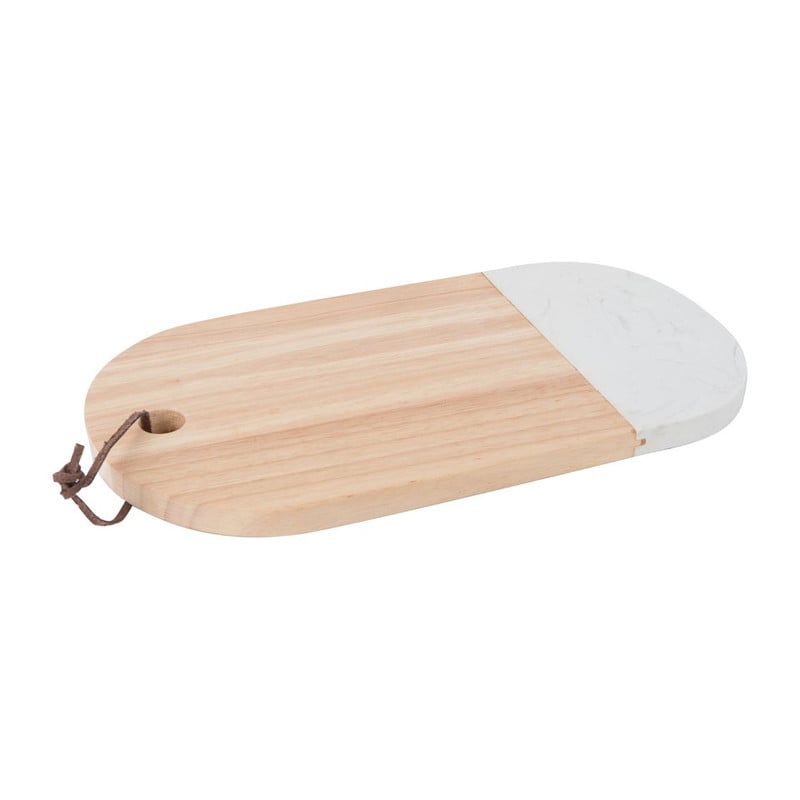 Snijplank - marmerlook - 28x15 cm