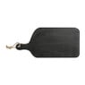 Seveerplank zwart - rubber hout - 58x28 cm