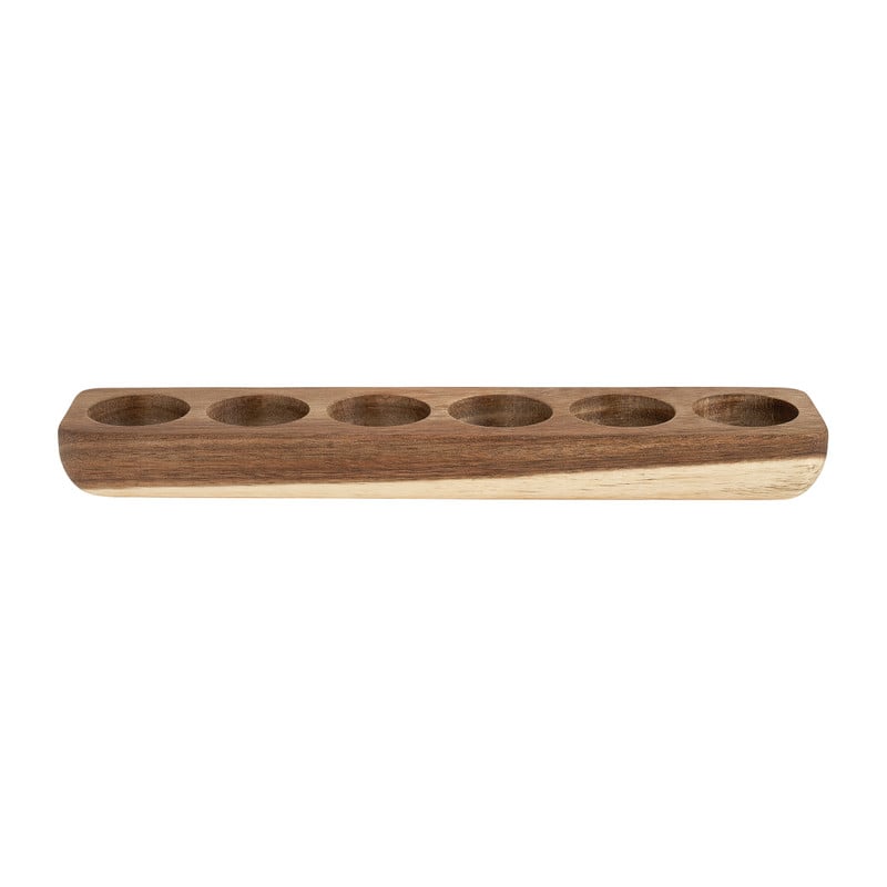 Eierdopje hout - voor 6 eieren
