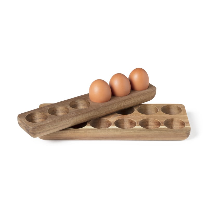 Eierdopje hout - voor 6 eieren