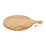 Borrelplank van mangohout - rond - 50x40 cm 