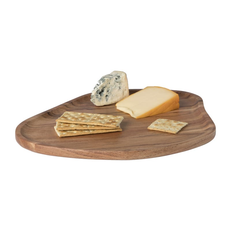 Borrelplank organisch - acaciahout - 32x18 cm