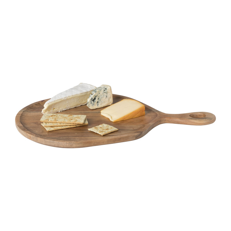 Borrelplank organisch - acaciahout - 32.5x46 cm