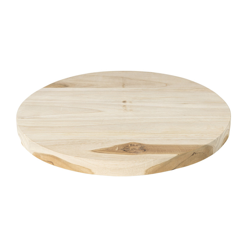 Snijplank rond - teak - 37.5x3 cm