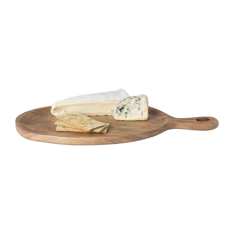 Borrelplank organisch - acaciahout - 40x20.5 cm