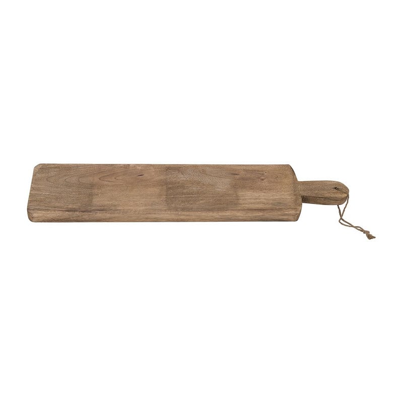 Snijplank mangohout - langwerpig - 14x62 cm 