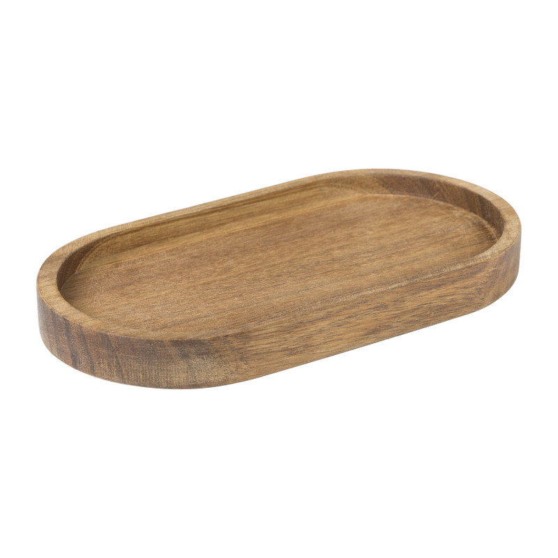 Mini dienblad - acacia - 20x11x2 cm