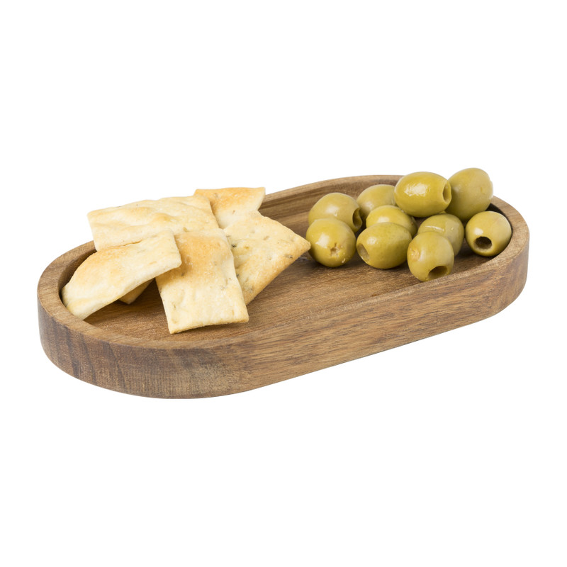 Mini dienblad - acacia - 20x11x2 cm