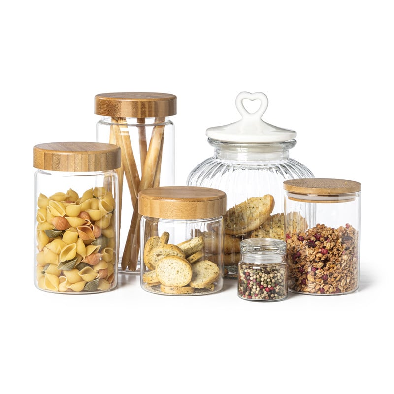 Voorraadpot bamboe deksel - 750 ml