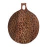 Borrelplank met luipaard print - ø37 cm