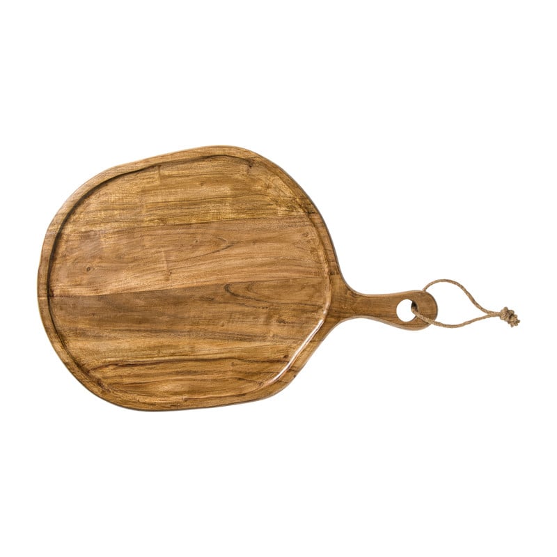 Borrelplank organisch groot - acaciahout - 58x40 cm