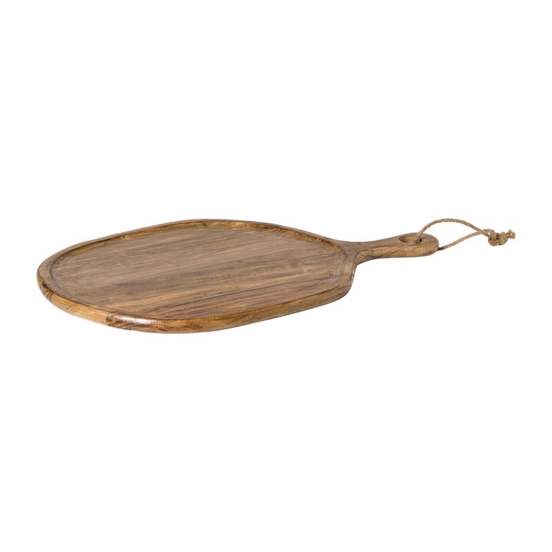 Borrelplank organisch groot - acaciahout - 58x40 cm