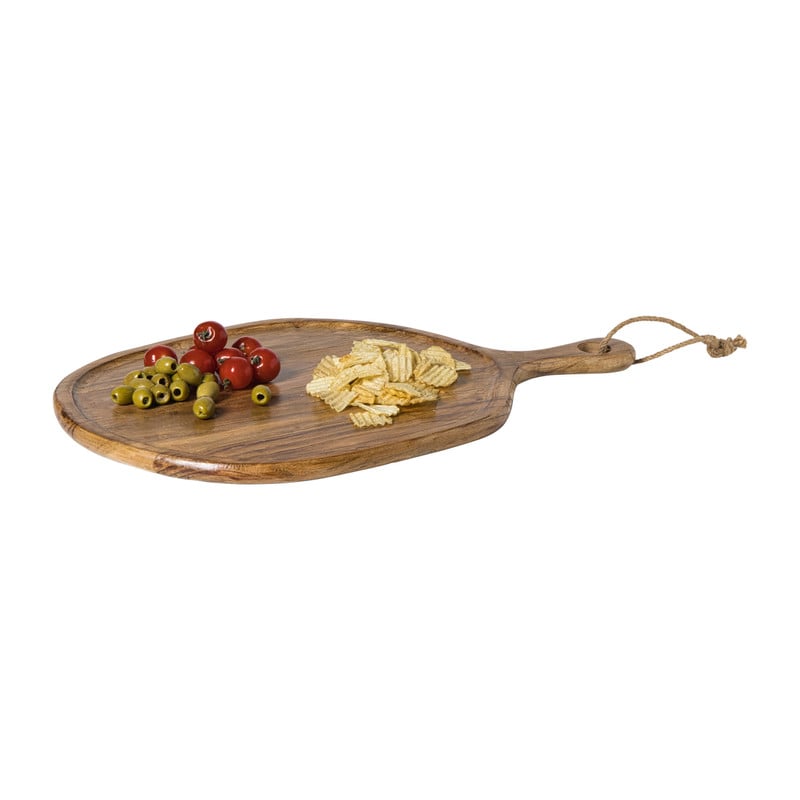 Borrelplank organisch groot - acaciahout - 58x40 cm