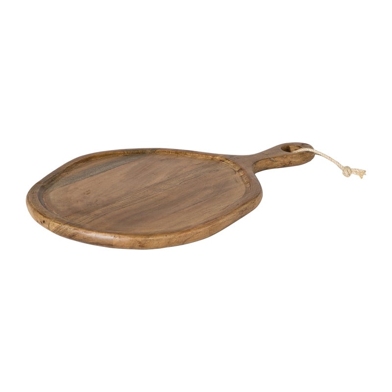 Borrelplank organisch middel - acaciahout - 46x32.5 cm