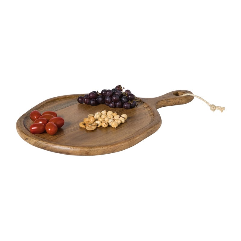 Borrelplank organisch middel - acaciahout - 46x32.5 cm