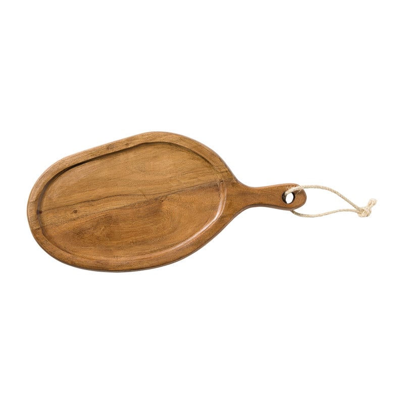 Borrelplank organisch klein - acaciahout - 40x20.5 cm