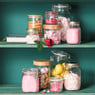 Voorraadpot met bamboe deksel - 600 ml 