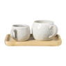 Bamboe tray klein - bruin - 1.8x21x14.5 cm