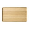 Bamboe tray klein - bruin - 1.8x28x18 cm