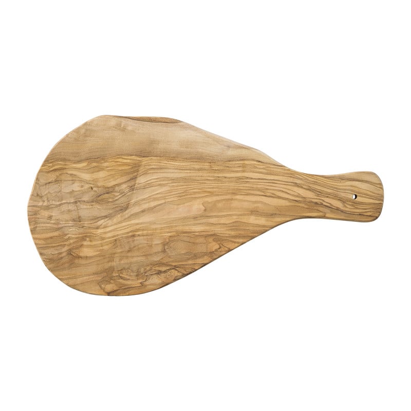 Borrelplank olijfhout klein - bruin - 28x13 cm