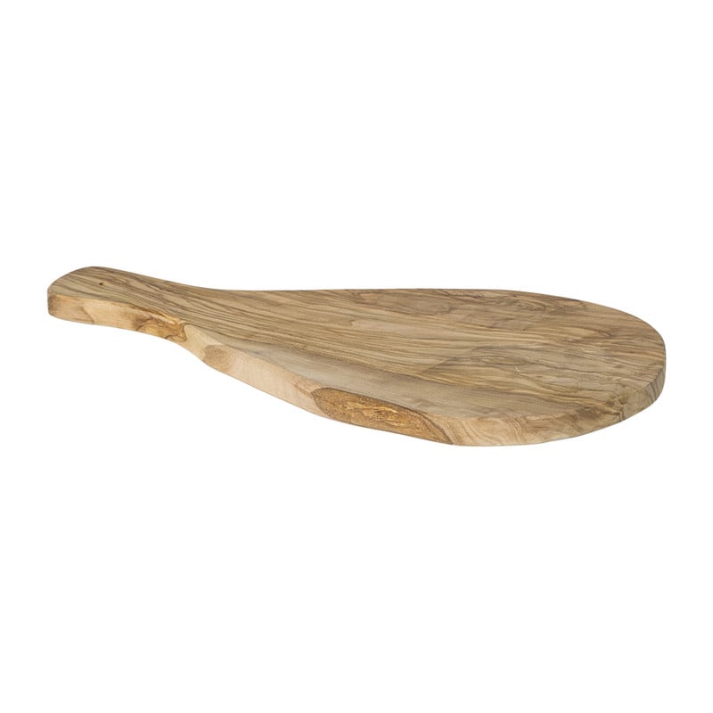 Borrelplank olijfhout klein - bruin - 28x13 cm