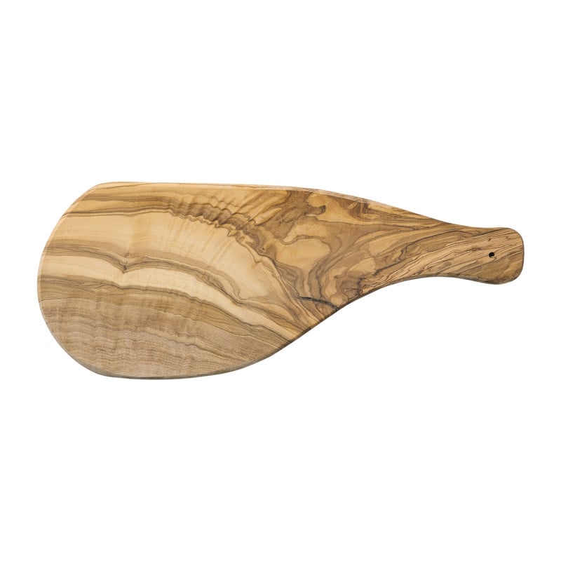 Borrelplank olijfhout medium - bruin - 35x14 cm