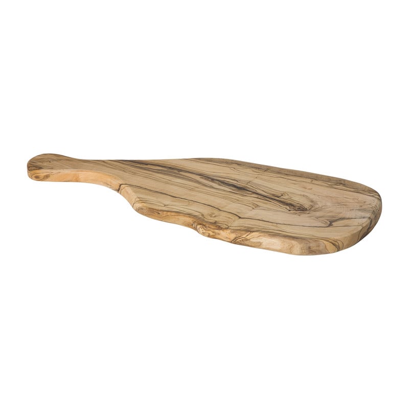 Borrelplank olijfhout XL - bruin - 46x19 cm