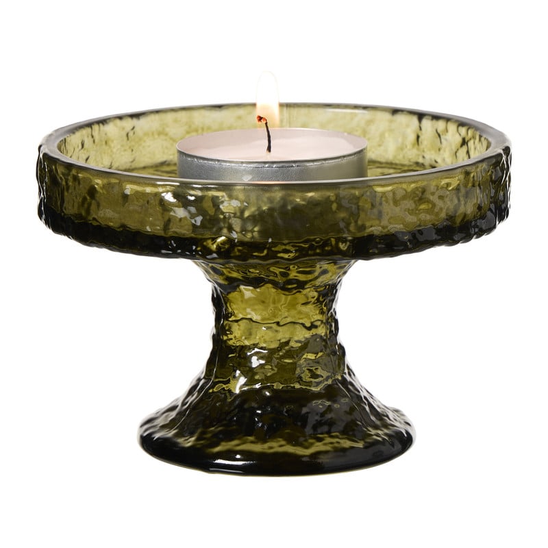 Plateau glas - multikleur - ø9.7x6.5 cm
