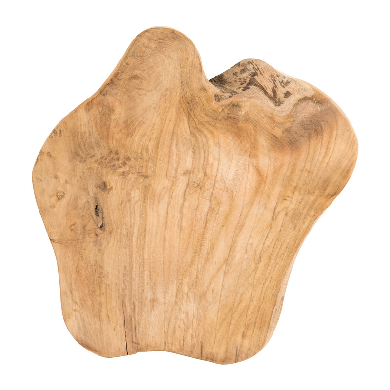 Serveerplank  - teak hout - 35x30,5 cm