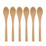 Lepels bamboe - 13.5 cm - set van 6