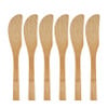 Messen bamboe - 16 cm - set van 6